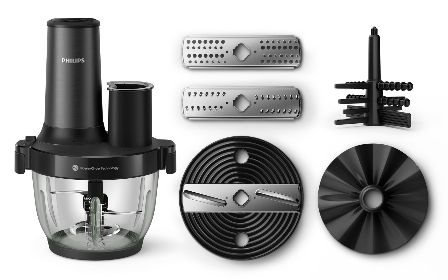 Sjeckalica PHILIPS 5000 series HR1507/00 (hibridna 6 u 1, 650 W, staklena zdjela 2 l)