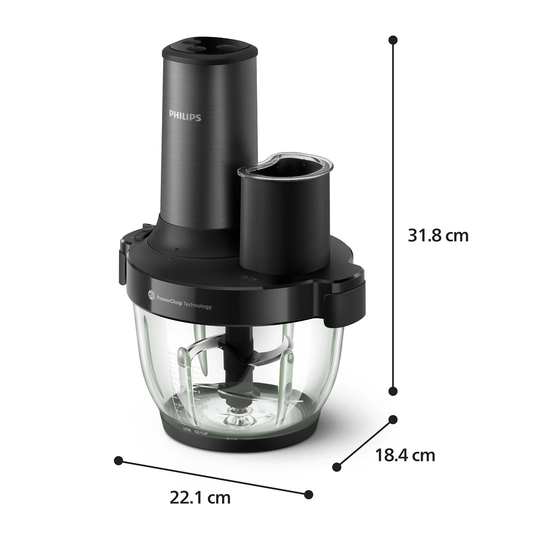 Sjeckalica PHILIPS 5000 series HR1507/00 (hibridna 6 u 1, 650 W, staklena zdjela 2 l)-2