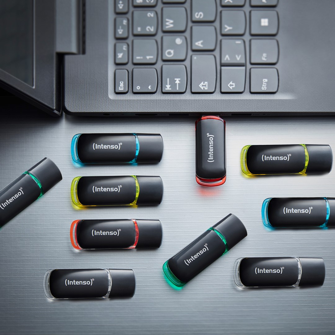 Intenso 3511561 USB flash drive 8 GB USB Type-A 2.0 Black, Red, Green, Transparent, Yellow, Blue-0