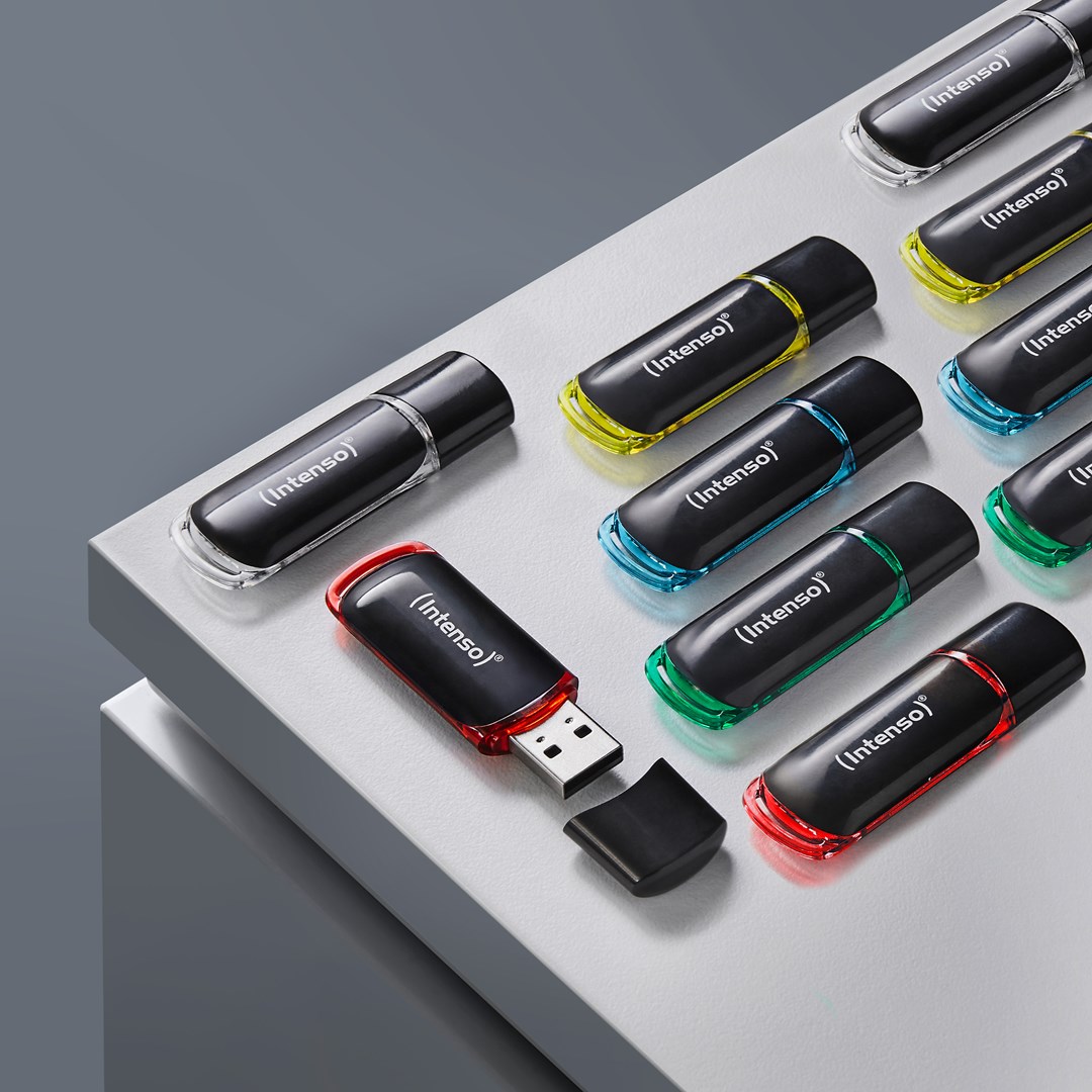 Intenso 3511561 USB flash drive 8 GB USB Type-A 2.0 Black, Red, Green, Transparent, Yellow, Blue-1