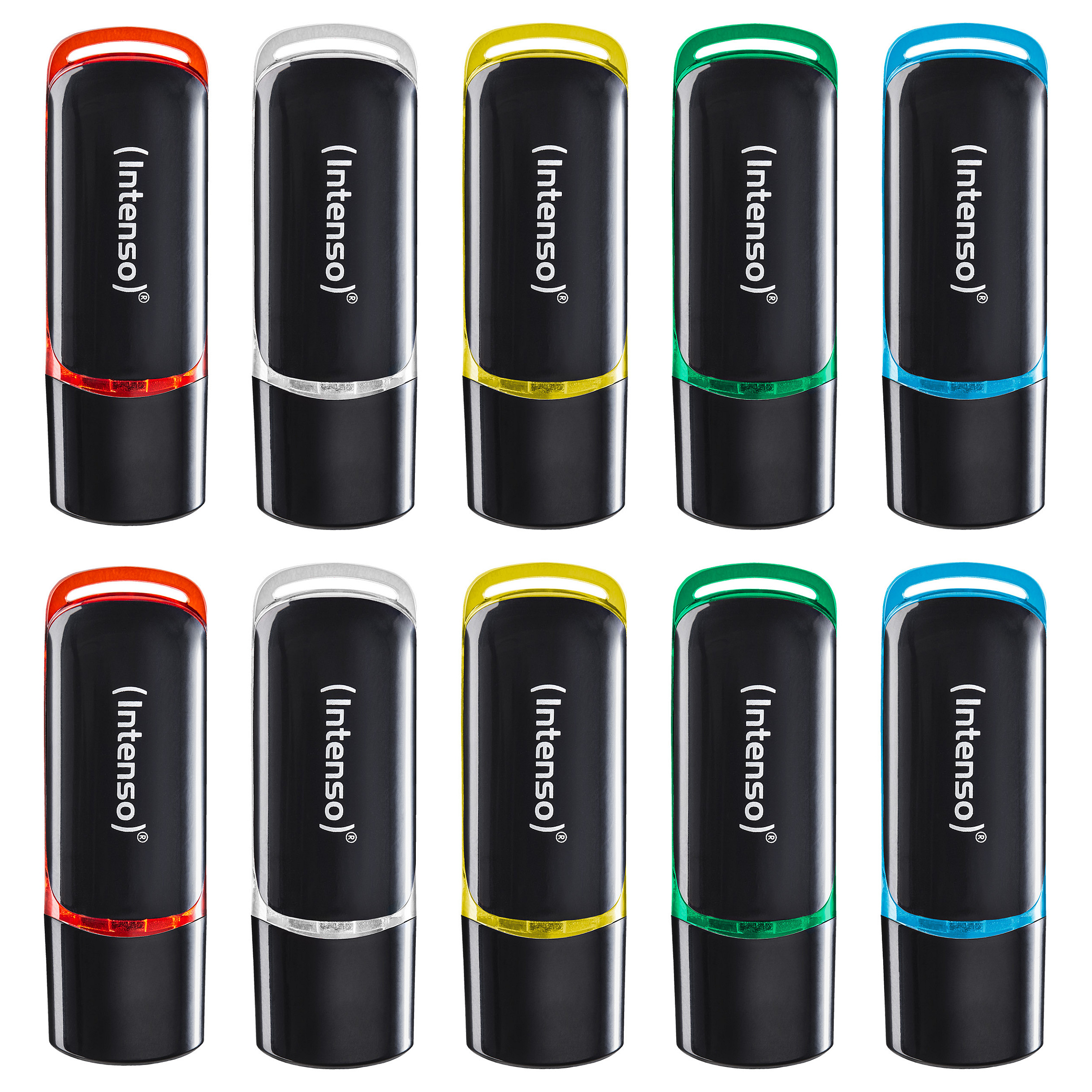 Intenso 3511561 USB flash drive 8 GB USB Type-A 2.0 Black, Red, Green, Transparent, Yellow, Blue-2