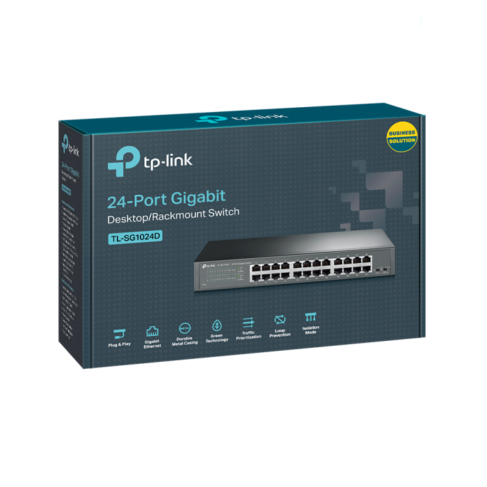Mrežni switch TP-LINK TL-SG1024D (24-portni, Gigabit)-2