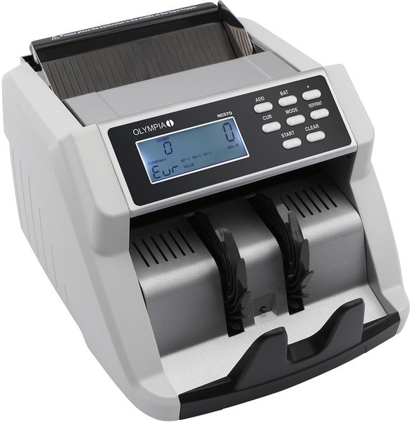 Olympia NC 570 Banknote counting machine Black, Grey