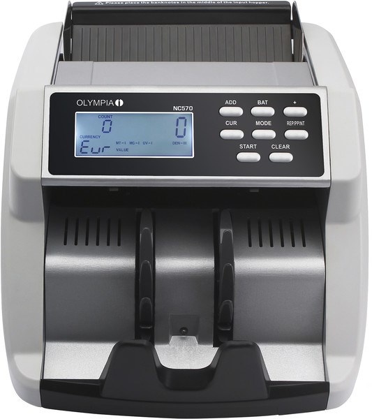 Olympia NC 570 Banknote counting machine Black, Grey-1