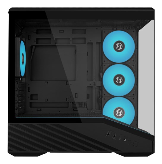 Kućište LIAN LI Vector V100R MINI ARGB (crna boja)-11