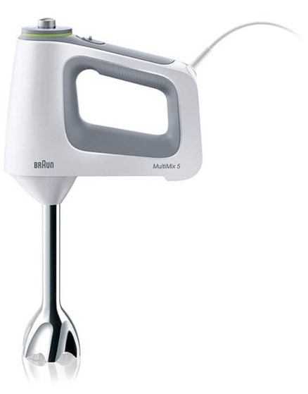 Braun HM 5107 WH Hand mixer 750 W Grey, White-3