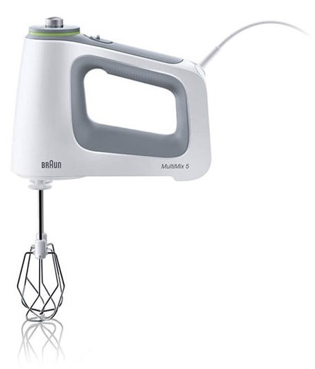 Braun HM 5107 WH Hand mixer 750 W Grey, White-2