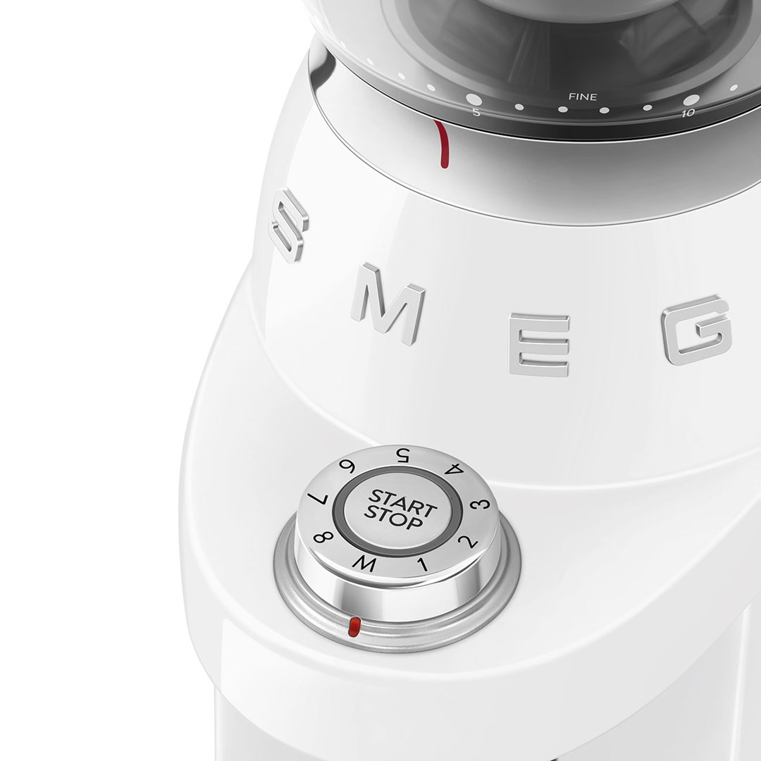 Mlinac za kavu SMEG CGF03WHEU bijela boja-6