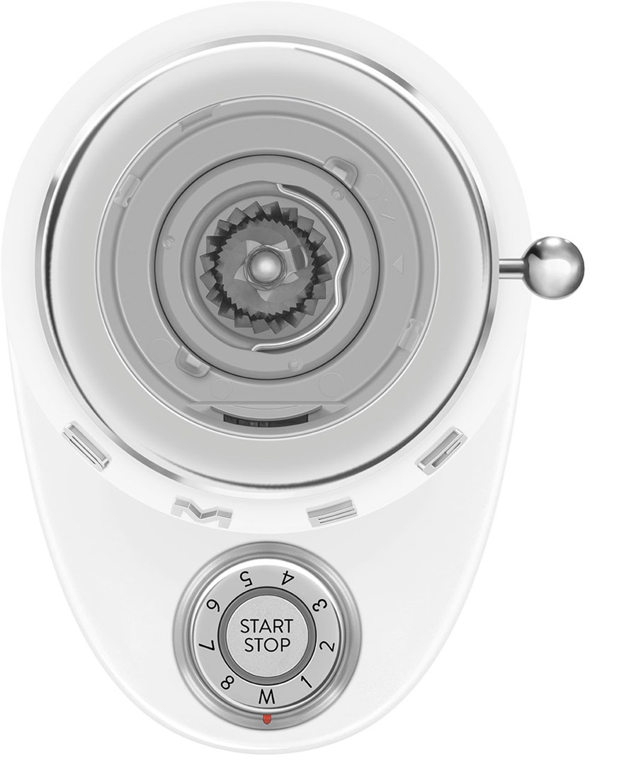 Mlinac za kavu SMEG CGF03WHEU bijela boja-8