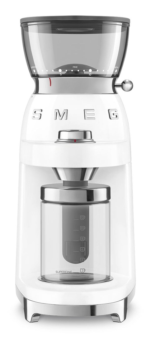 Mlinac za kavu SMEG CGF03WHEU bijela boja