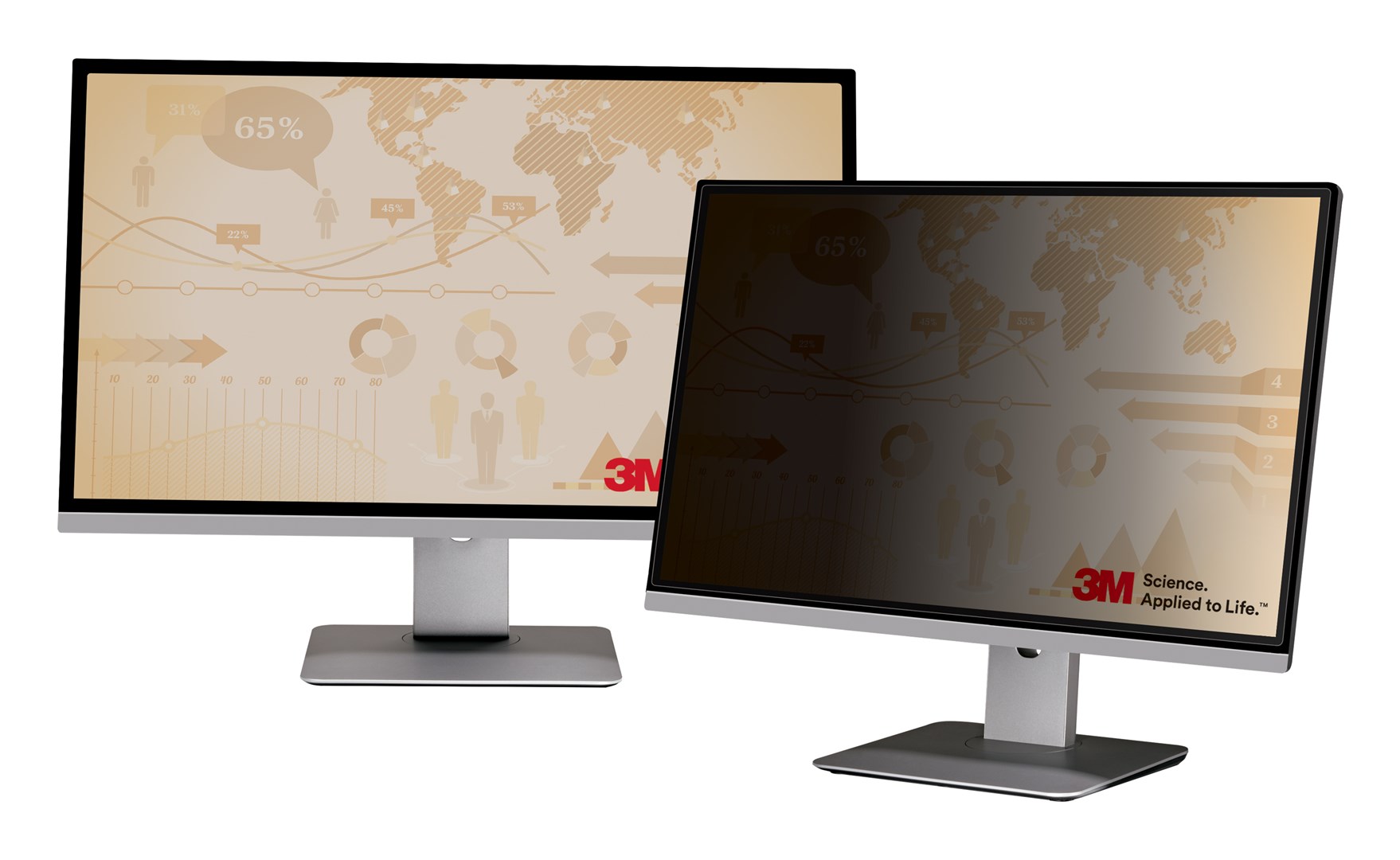 3M Privacy Filter for 32in Monitor, 16:9, PF320W9B-3
