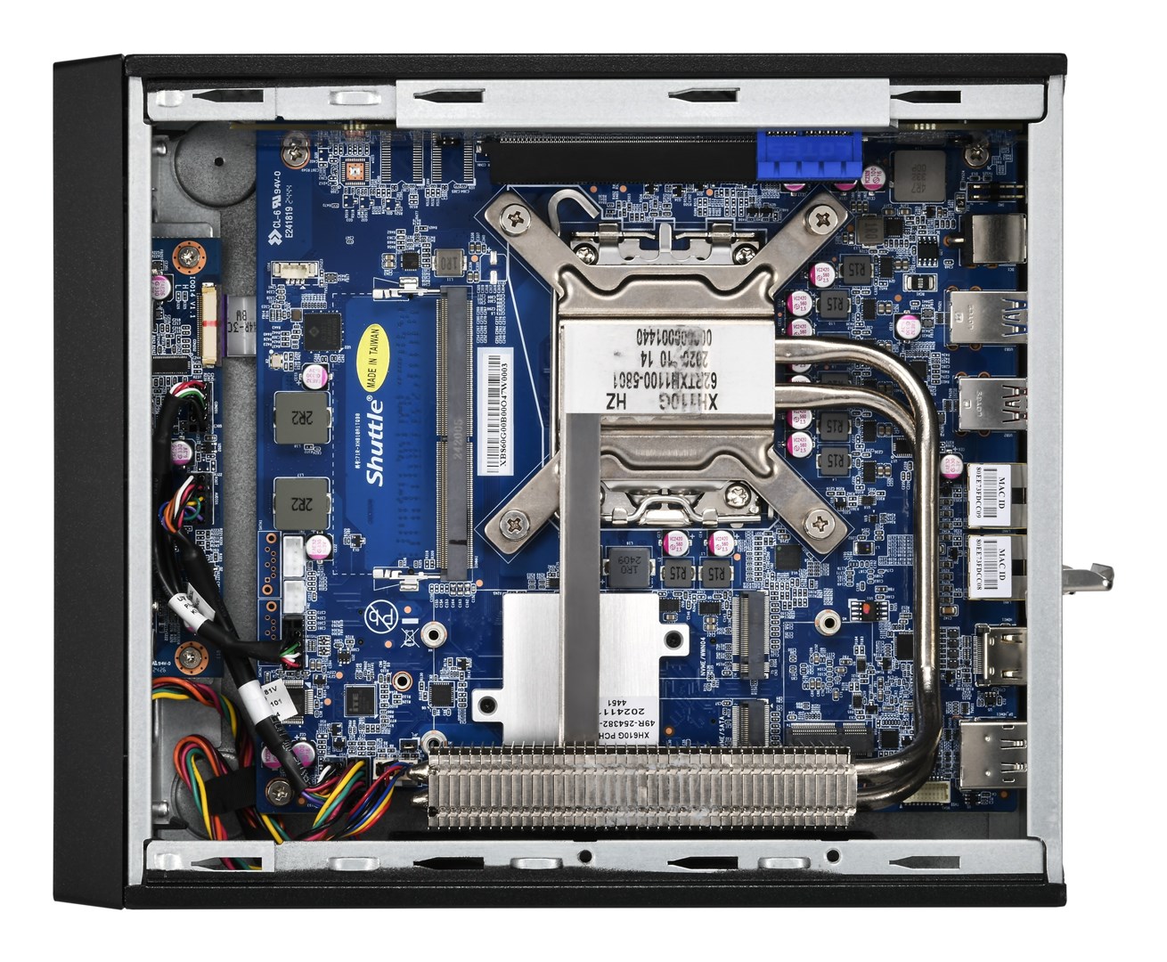 Shuttle XPC slim Barebone XB860G2 - S1851, Intel H860, 1xDP, 2xHDMI, 2 PCIe Slots (1x 16X & 1x X1), 2x Intel LAN (1G + 2.5G), 8x USB, 3x M.2, 24/7 permanent operation-5