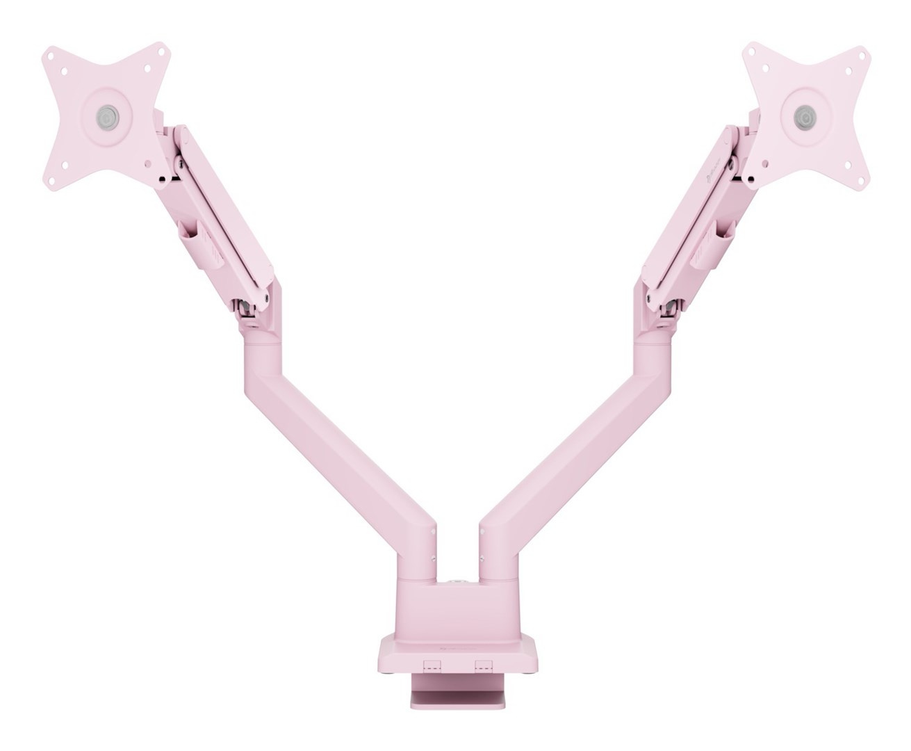 Stalak za dva monitora AROZZI Alzare Neo Duo, roza boja-2