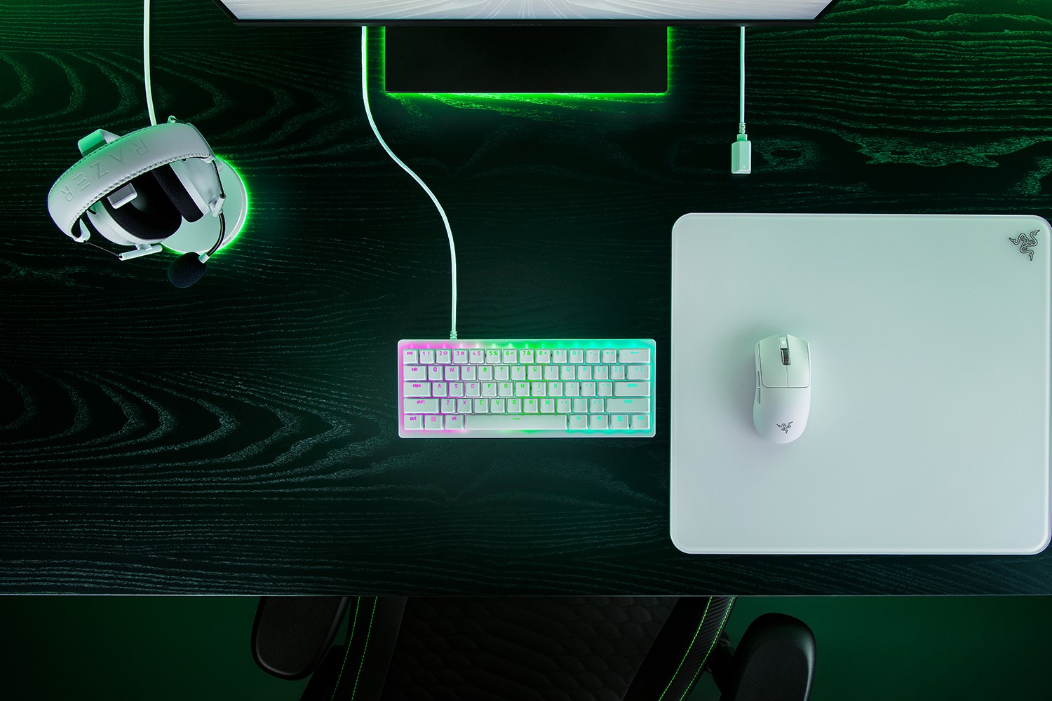 Razer RZ03-04981700-R3M1 keyboard Gaming USB QWERTY UK International White
