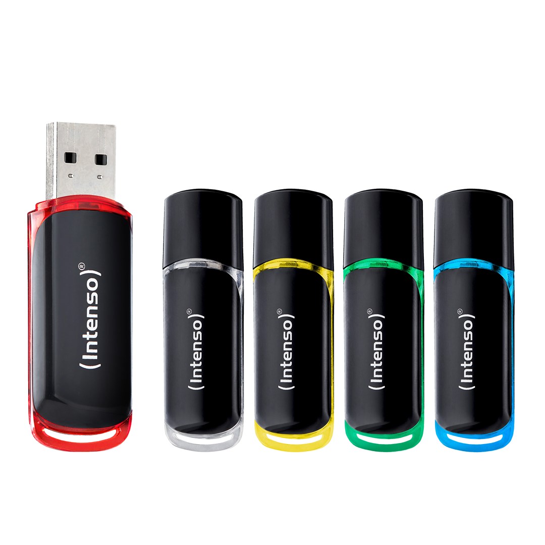 Intenso 3511595 USB flash drive 64 GB USB Type-A 2.0 Black, Red, Green, Transparent, Yellow, Blue-1