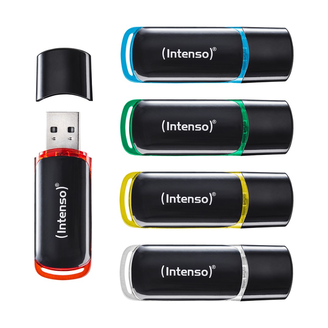 Intenso 3511595 USB flash drive 64 GB USB Type-A 2.0 Black, Red, Green, Transparent, Yellow, Blue-0
