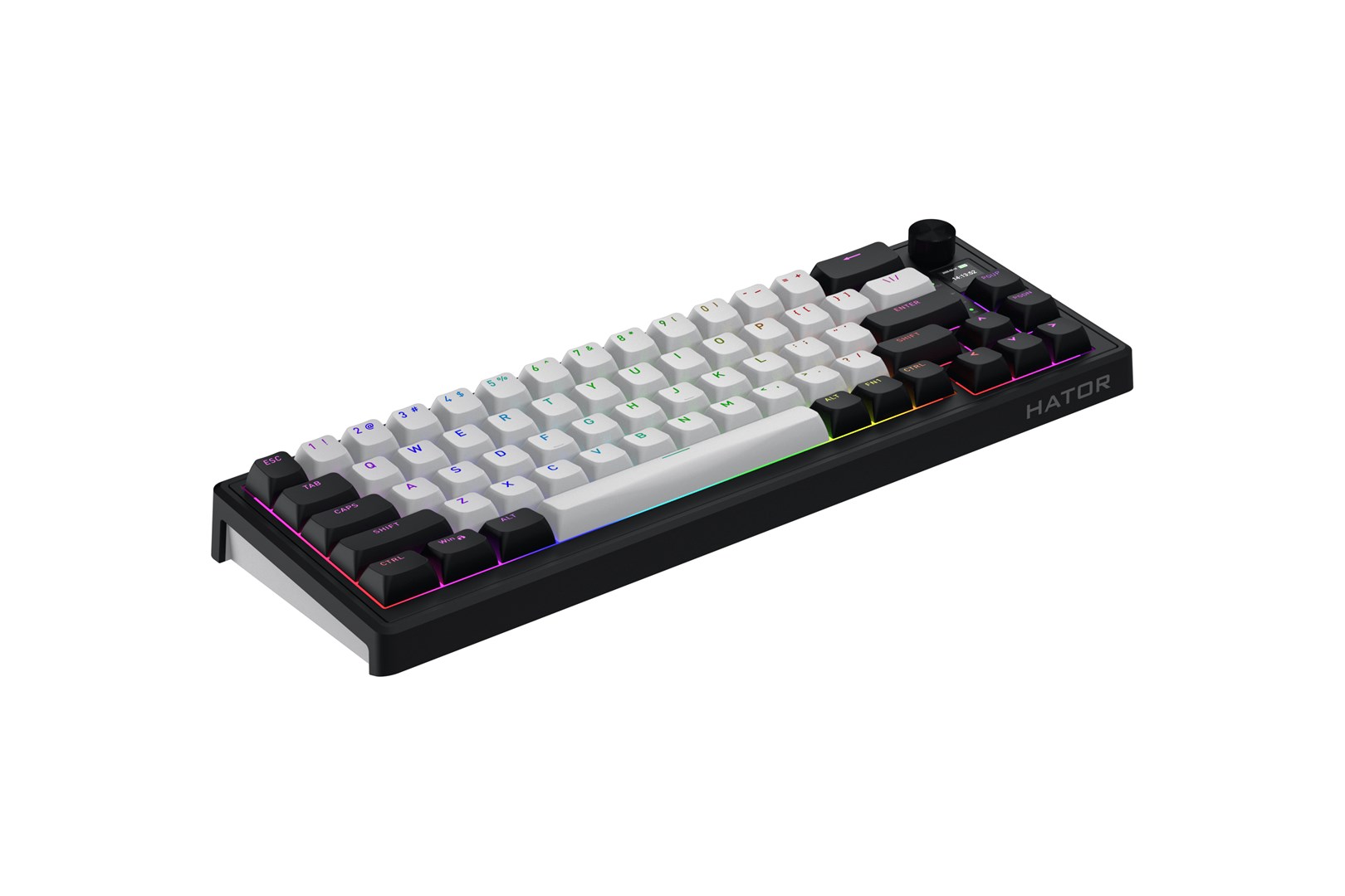 HATOR Skyfall 65 MAG ULTIMA 8K wireless keyboard Gaming USB + RF Wireless + Bluetooth QWERTY US English Black, White-2