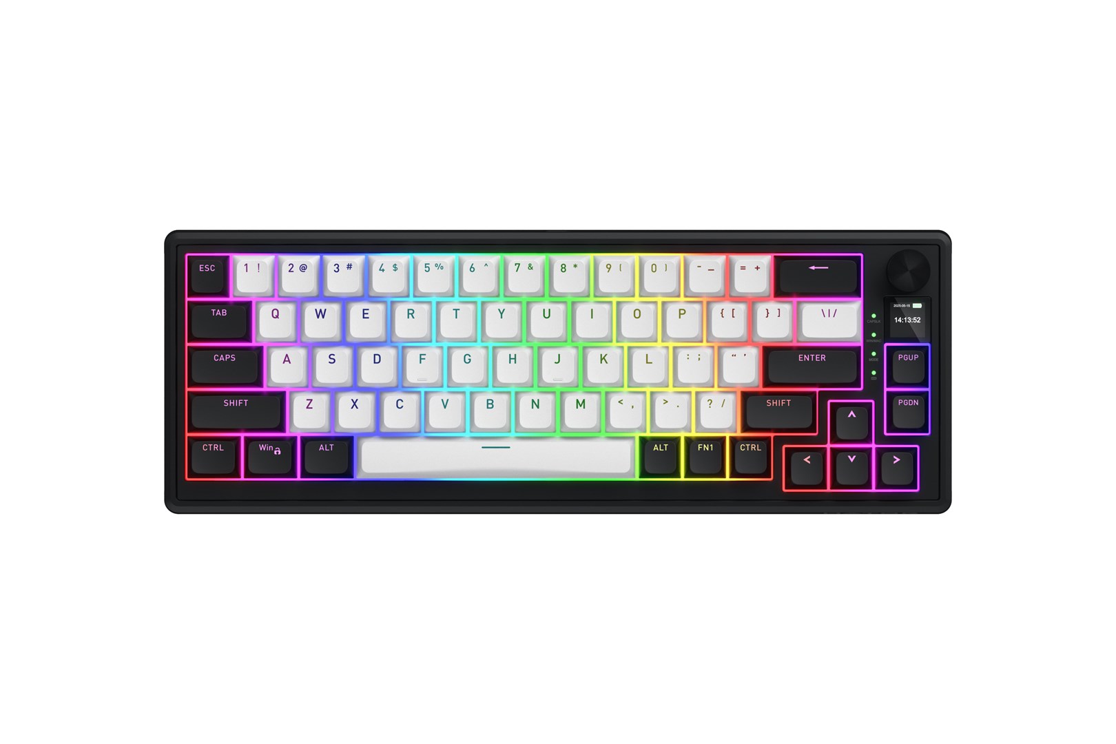 HATOR Skyfall 65 MAG ULTIMA 8K wireless keyboard Gaming USB + RF Wireless + Bluetooth QWERTY US English Black, White-0