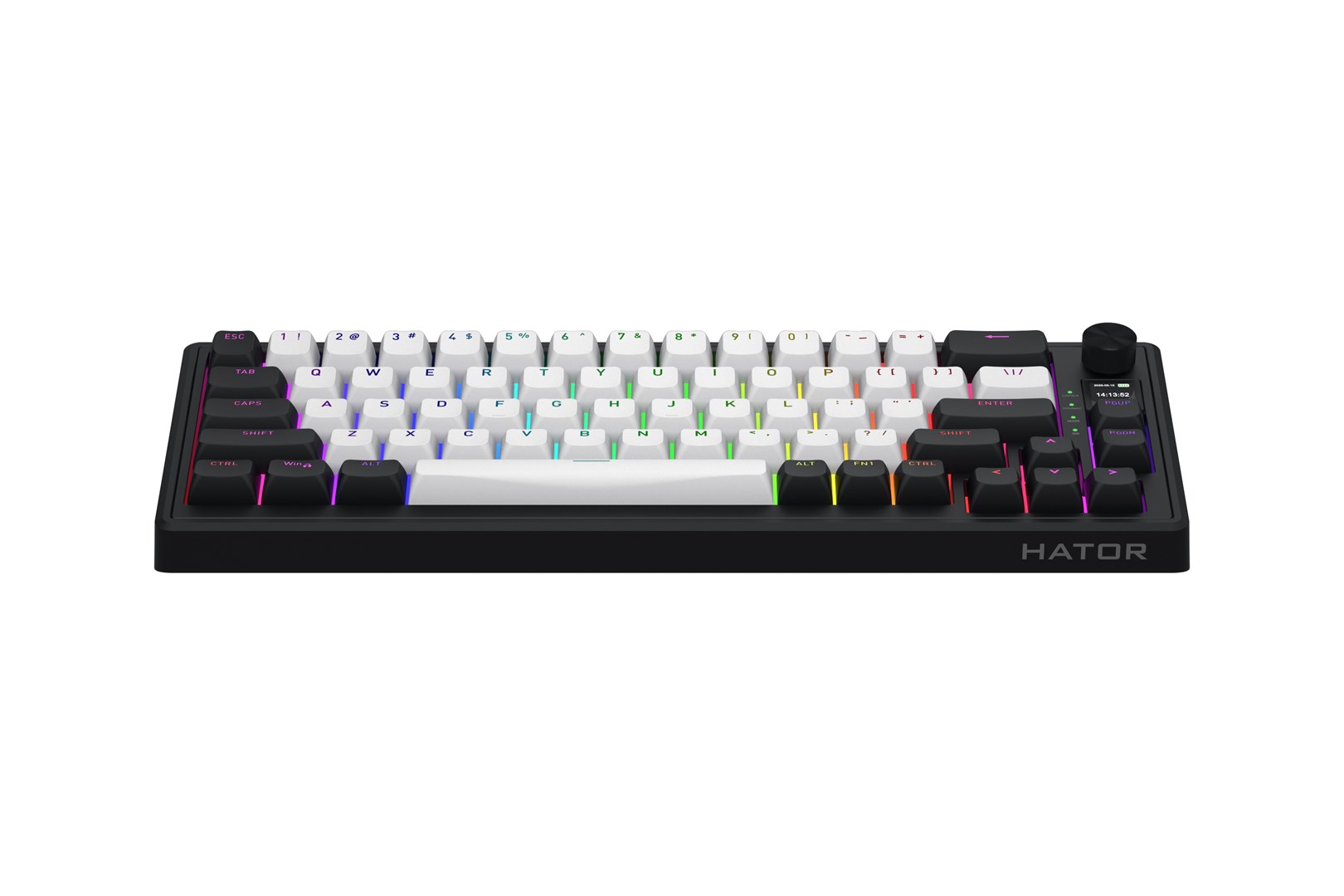 HATOR Skyfall 65 MAG ULTIMA 8K wireless keyboard Gaming USB + RF Wireless + Bluetooth QWERTY US English Black, White-11