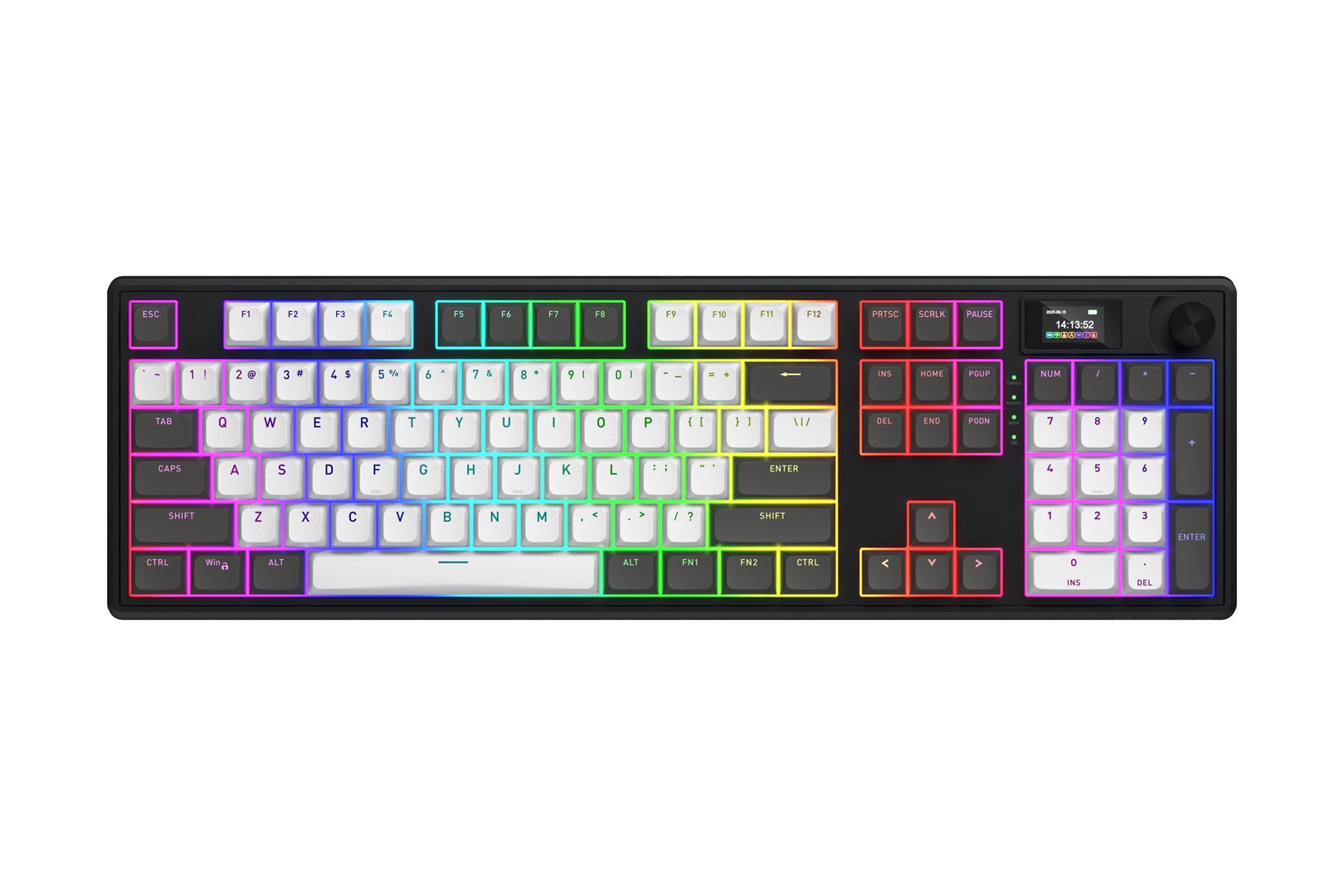 HATOR Skyfall Pro Wireless 100 keyboard Gaming USB + RF Wireless + Bluetooth QWERTY US English Black, Grey-0