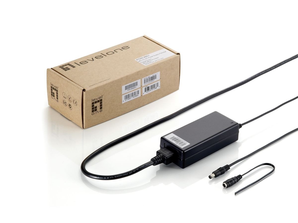 LevelOne POW-4801 48V DC Power Supply, 60W-1