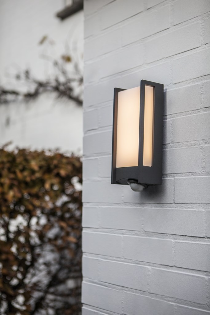 Vanjska zidna LED svjetiljka LUTEC QUBO 14W antracit siva-2