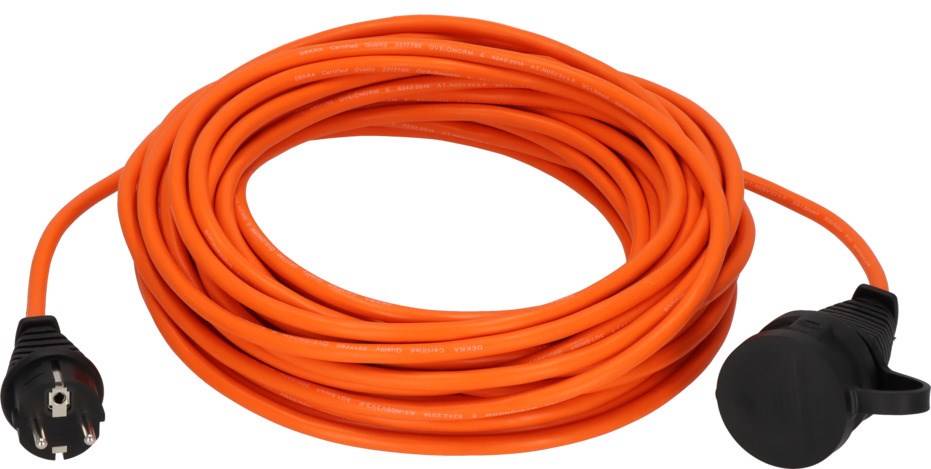 Brennenstuhl 1169940 power extension 20 m 1 AC outlet(s) Outdoor Orange-0