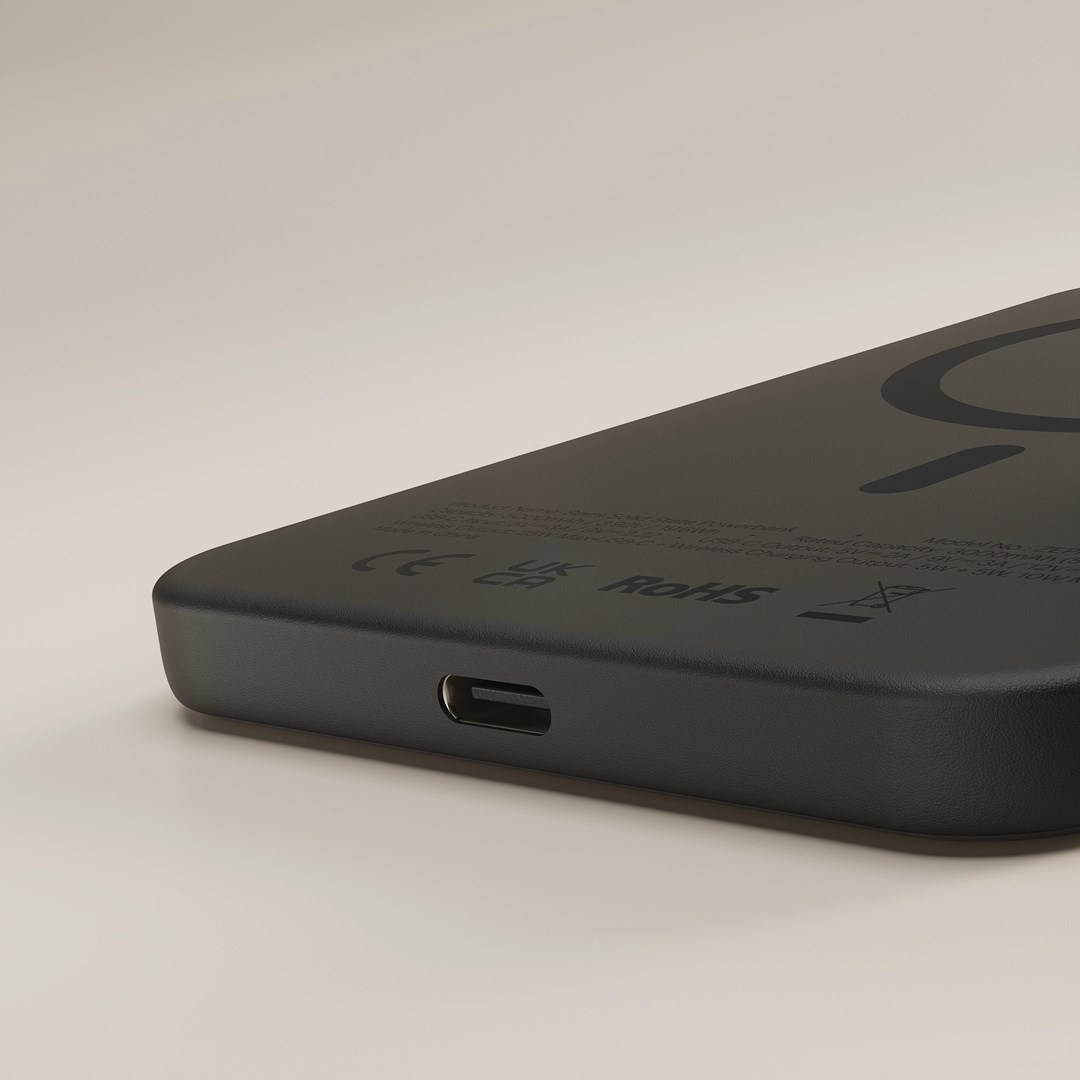 Prijenosna baterija ZENS Magnetic Single Wireless Powerbank 5000 mAh (ZEPP06B/00), crna boja-2