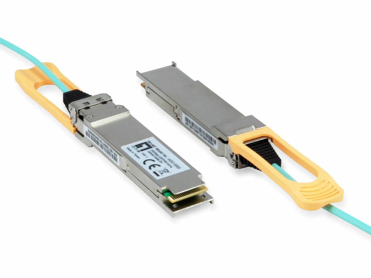 LevelOne AOC-0503 network transceiver module Fiber optic 103100 Mbit/s QSFP28 850 nm-1