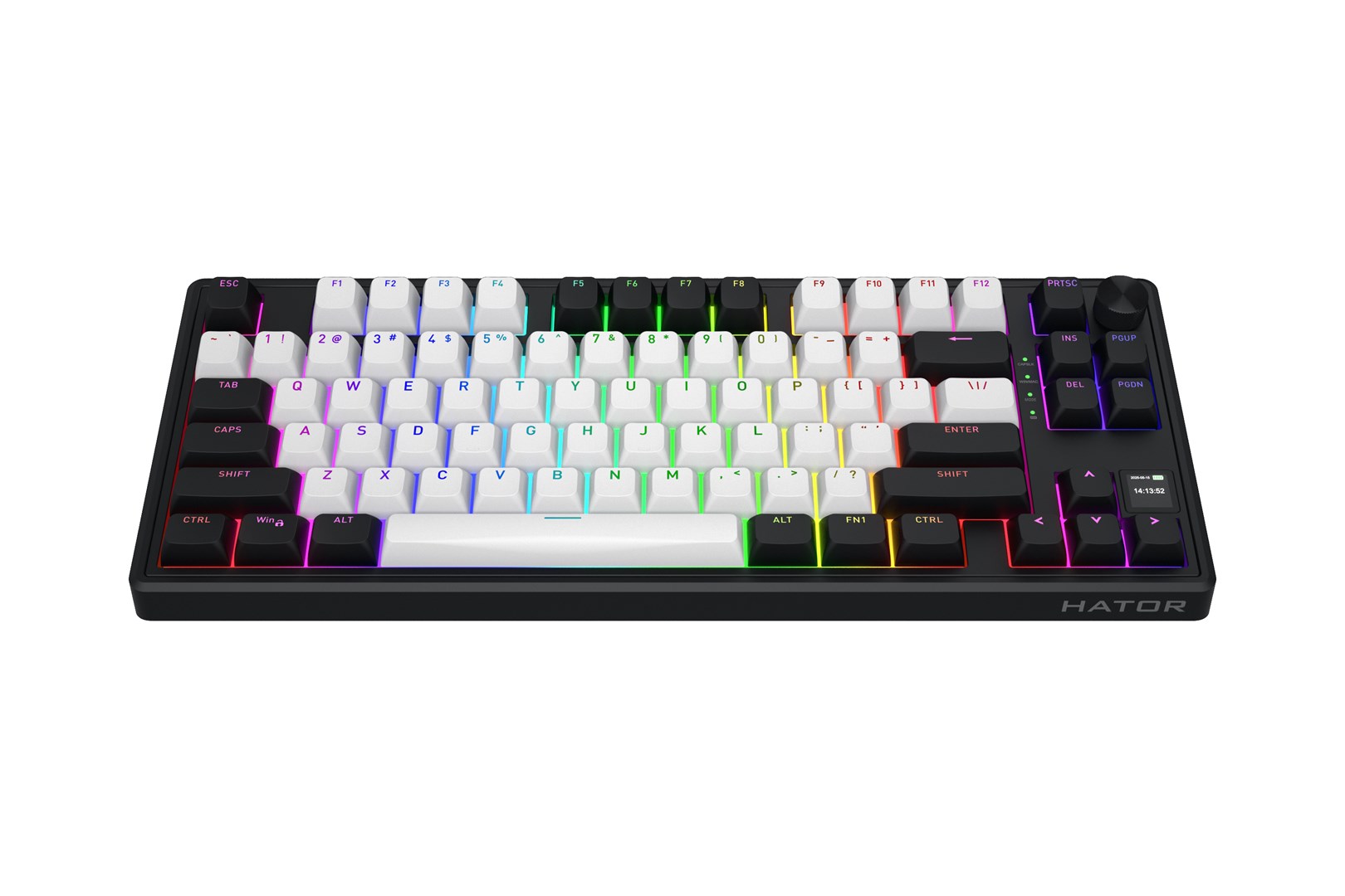 HATOR Skyfall 80 MAG ULTIMA 8K wireless keyboard Gaming USB + RF Wireless + Bluetooth QWERTY US English Black, White-7