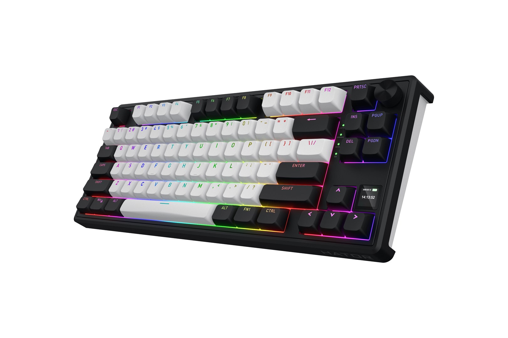 HATOR Skyfall 80 MAG ULTIMA 8K wireless keyboard Gaming USB + RF Wireless + Bluetooth QWERTY US English Black, White-2