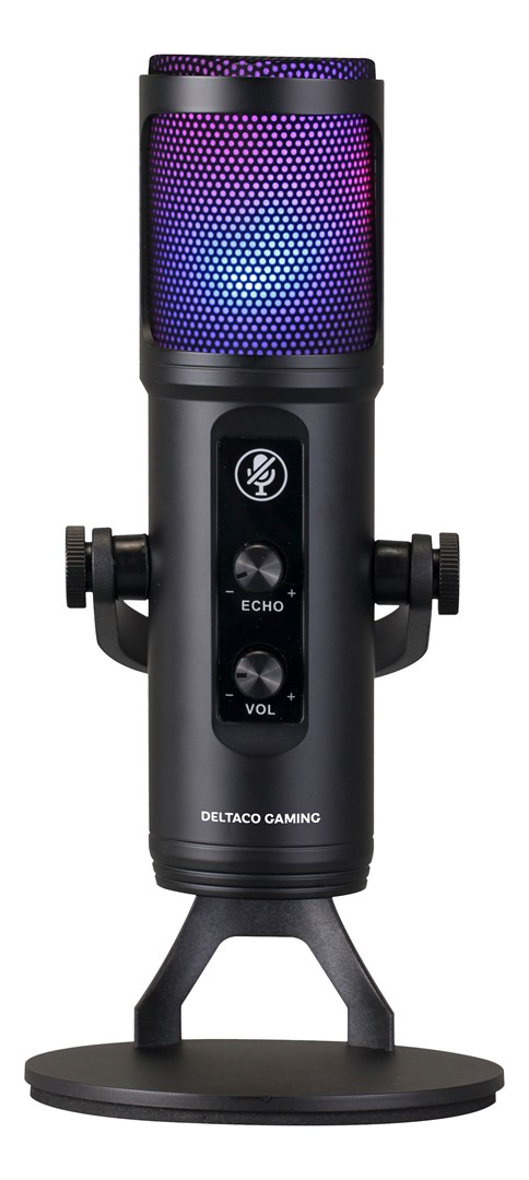 Mikrofon DELTACO GAMING GAM-171 USB Podcast Kit, crna boja-1