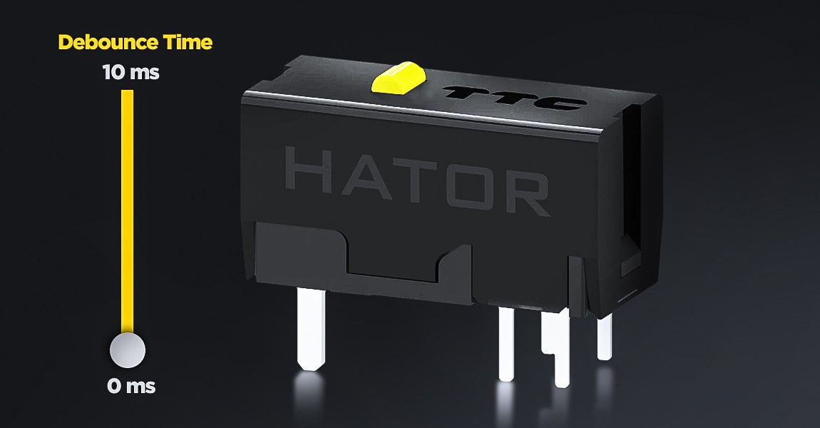 Bežični gaming miš HATOR Quasar 3S Ultima 8K, bijela boja-10