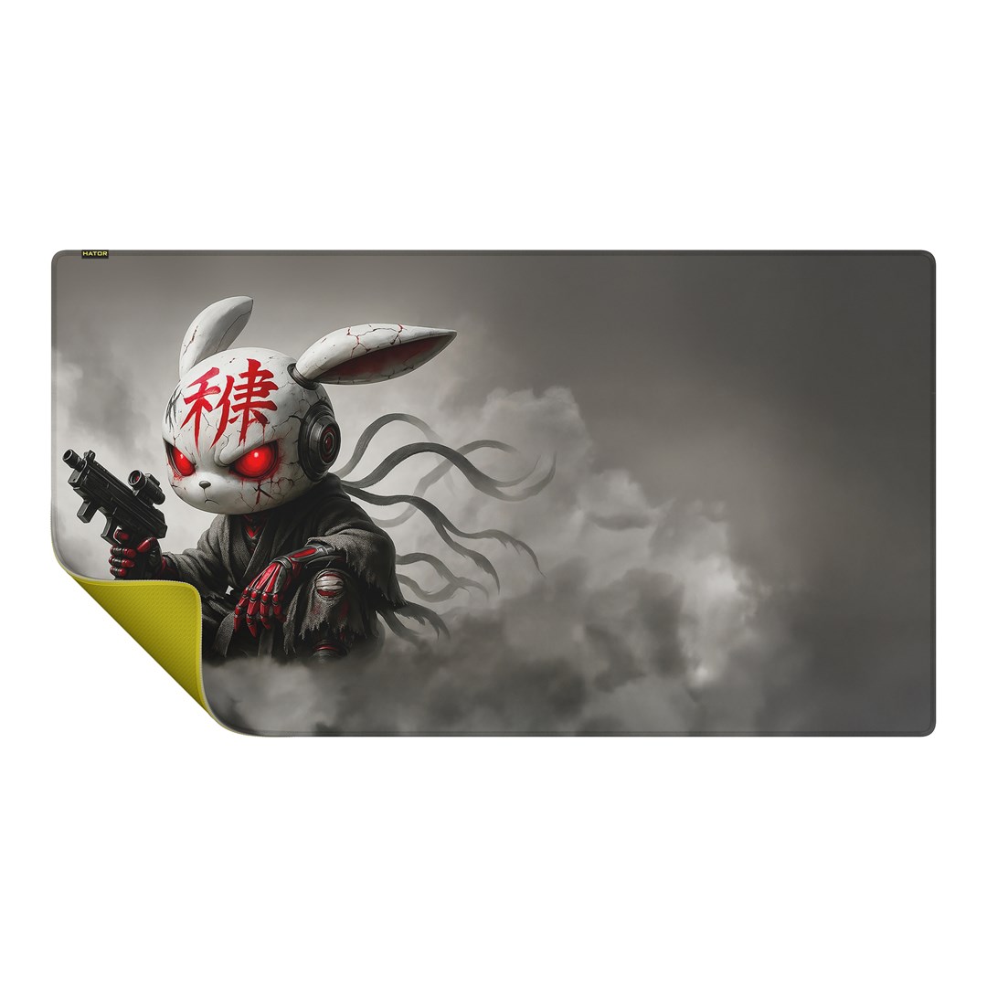 HATOR Tonn EVO 3XL Angry bunny Gaming mouse pad Multicolor-0