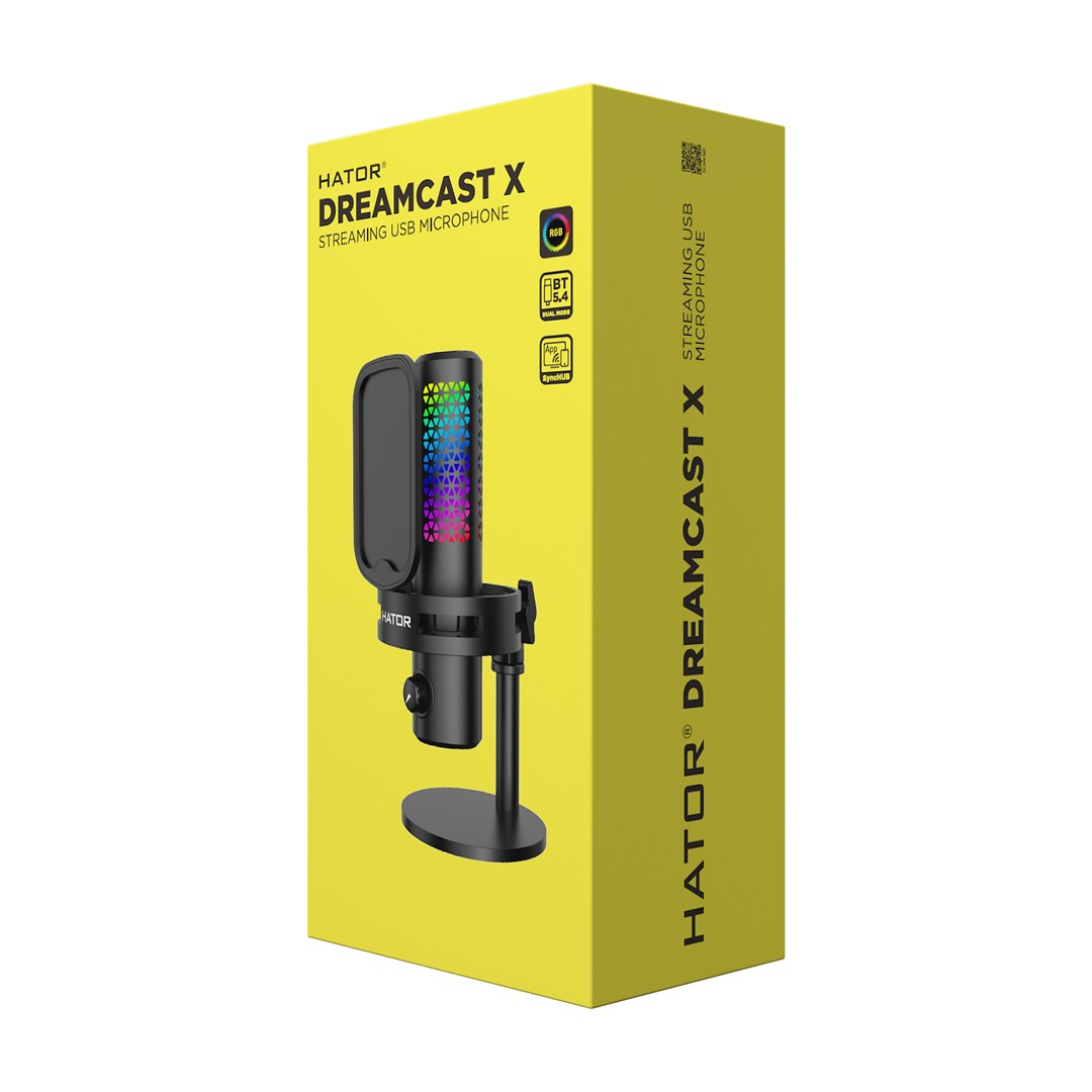 USB mikrofon HATOR Dreamcast X crna boja-8