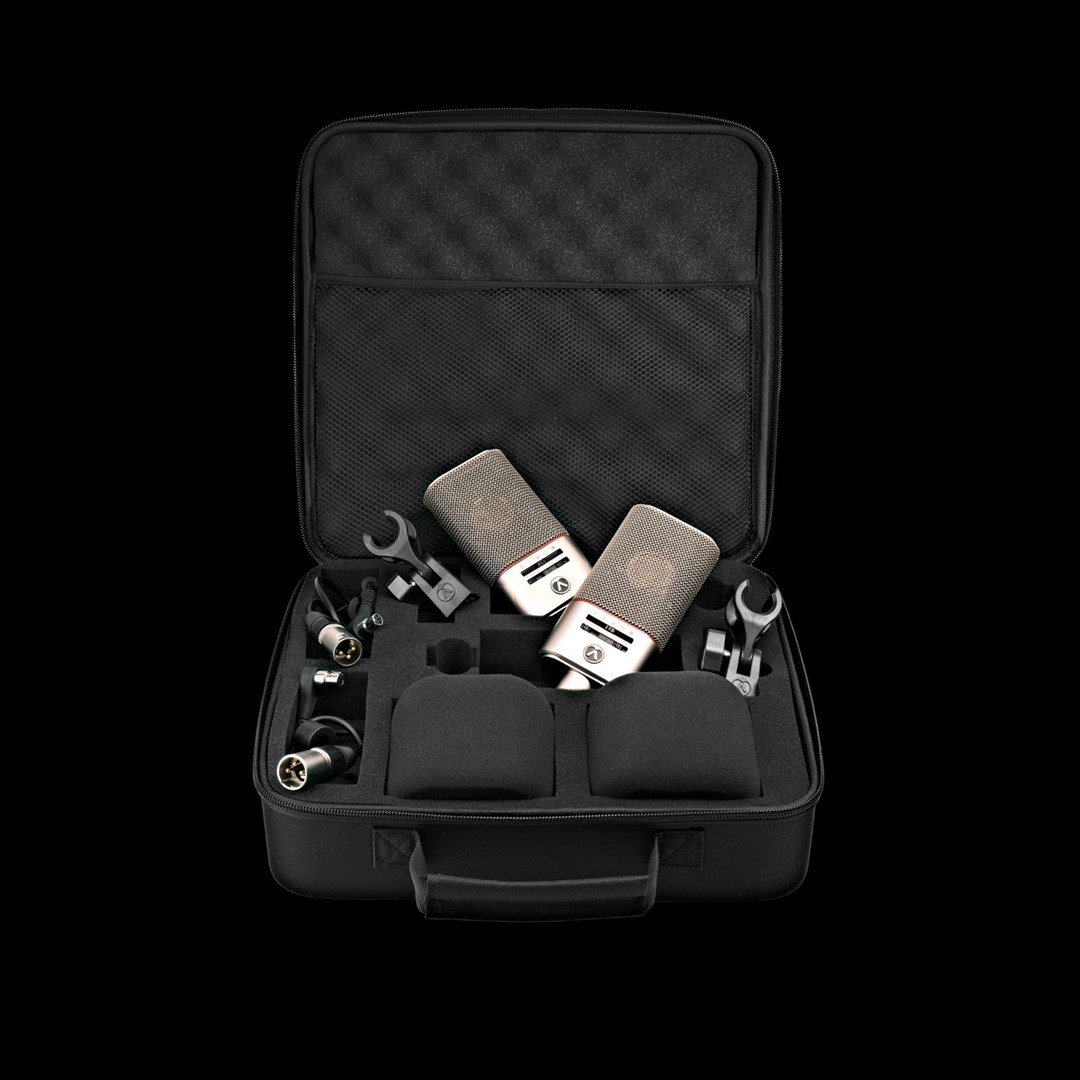 Set studijskih mikrofona AUSTRIAN AUDIO OC818 Dual Set Go, srebrna boja-0