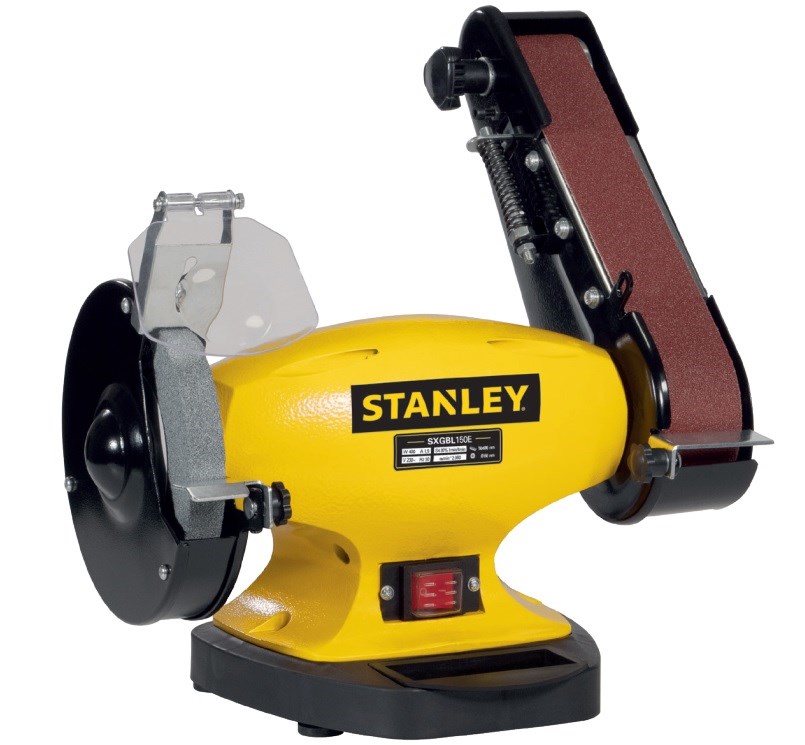 STANLEY SZLIFIERKA STOŁOWA 2W1 KAMIENIOWO TAŚMOWA SXGBL150E-0