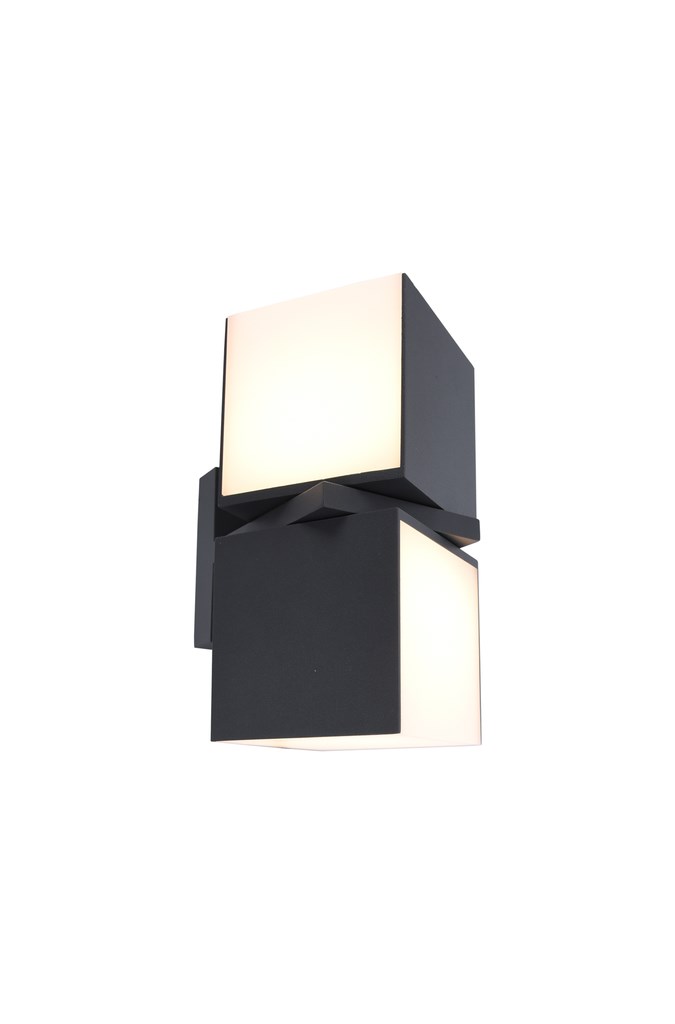 LUTEC CUBA Outdoor wall lighting LED F-7