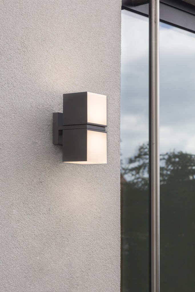 LUTEC CUBA Outdoor wall lighting LED F-3