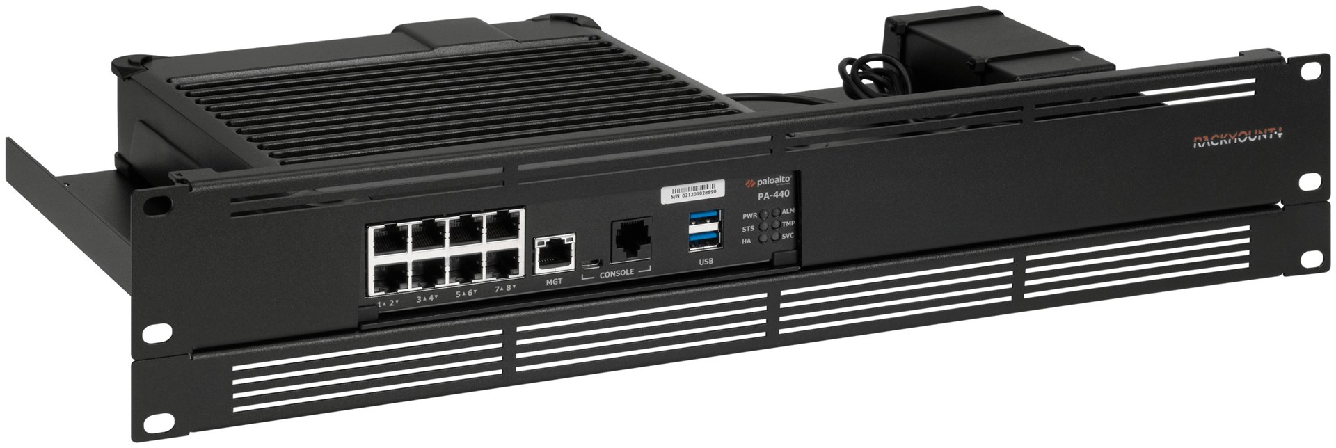 Set za montažu u rack ormar RACKMOUNT.IT RM-PA-T7 za Palo Alto PA-410 / PA-415
