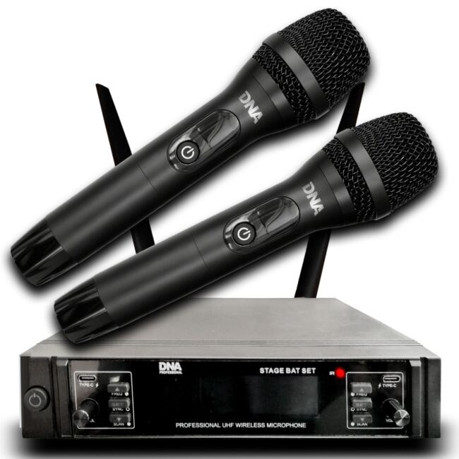 Bežični mikrofonski set DNA PROFESSIONAL STAGE BAT SET (2 mikrofona)