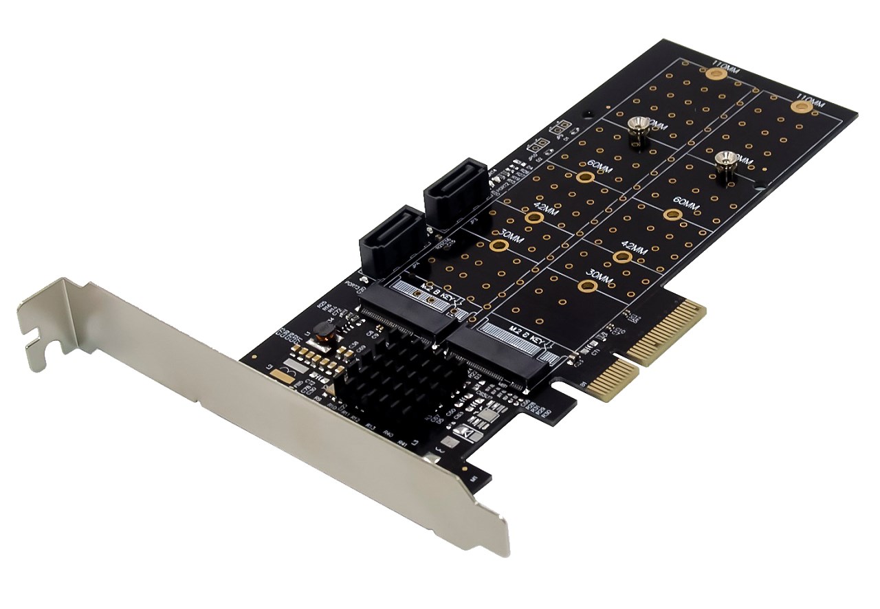 RAID kontroler DAWICONTROL DC-644e (4x SATA 6Gb/s, PCIe 2.0 x4)-1