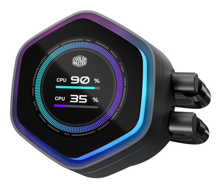 Tekuće hlađenje za procesor COOLER MASTER MasterLiquid Atmos II 360 LCD, crna boja-1