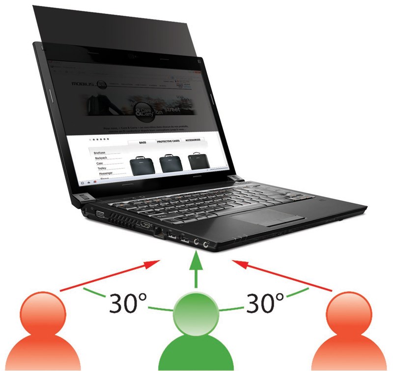 Filter za privatnost MOBILIS za 15.6" laptop (169), 016233