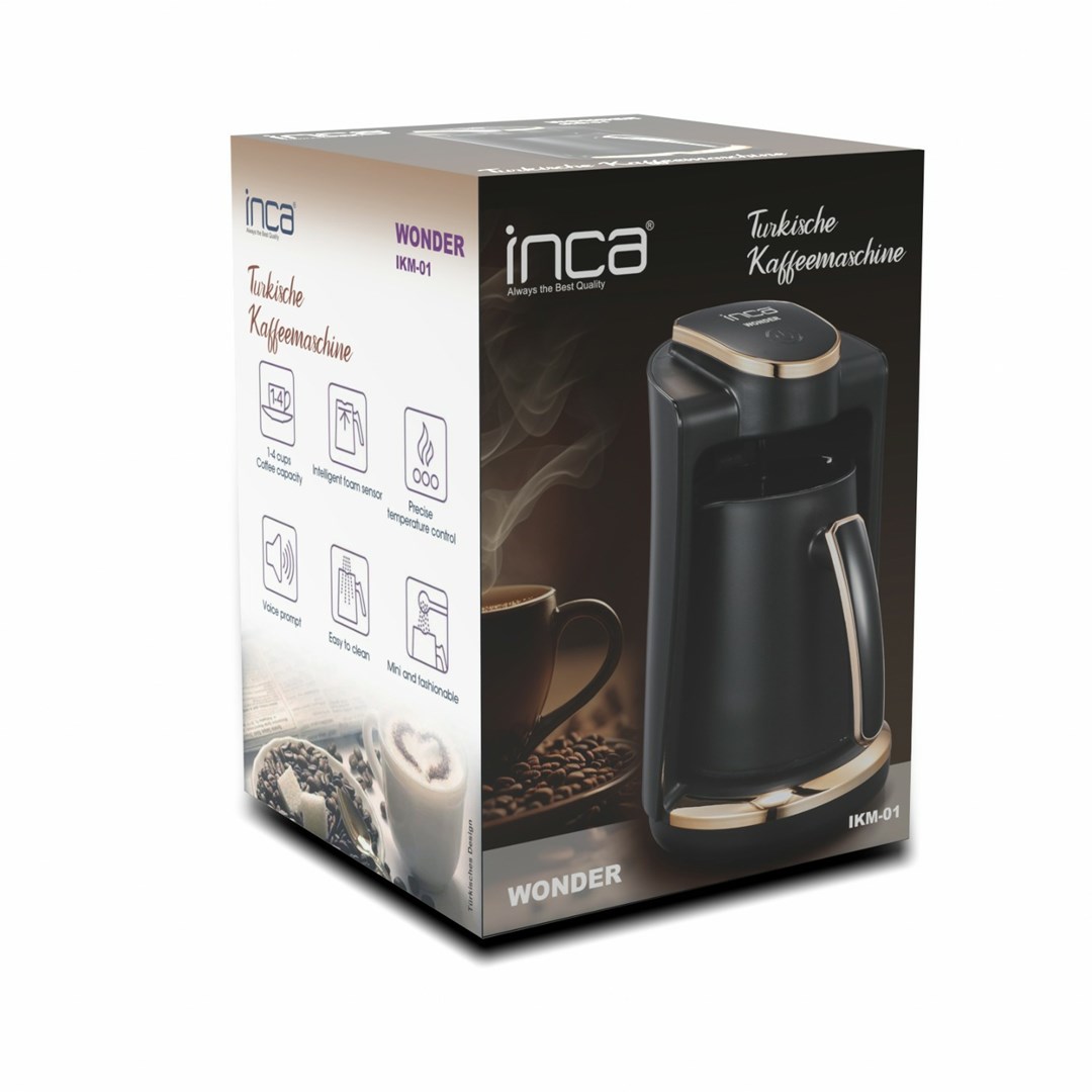 Automatski aparat za tursku kavu INCA IKM-01, crna boja-6