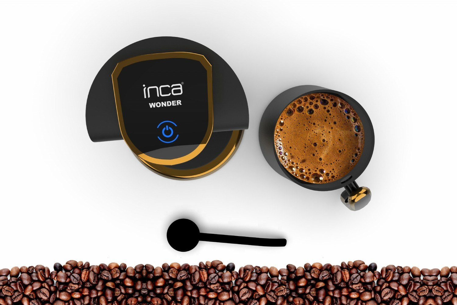 Automatski aparat za tursku kavu INCA IKM-01, crna boja-3