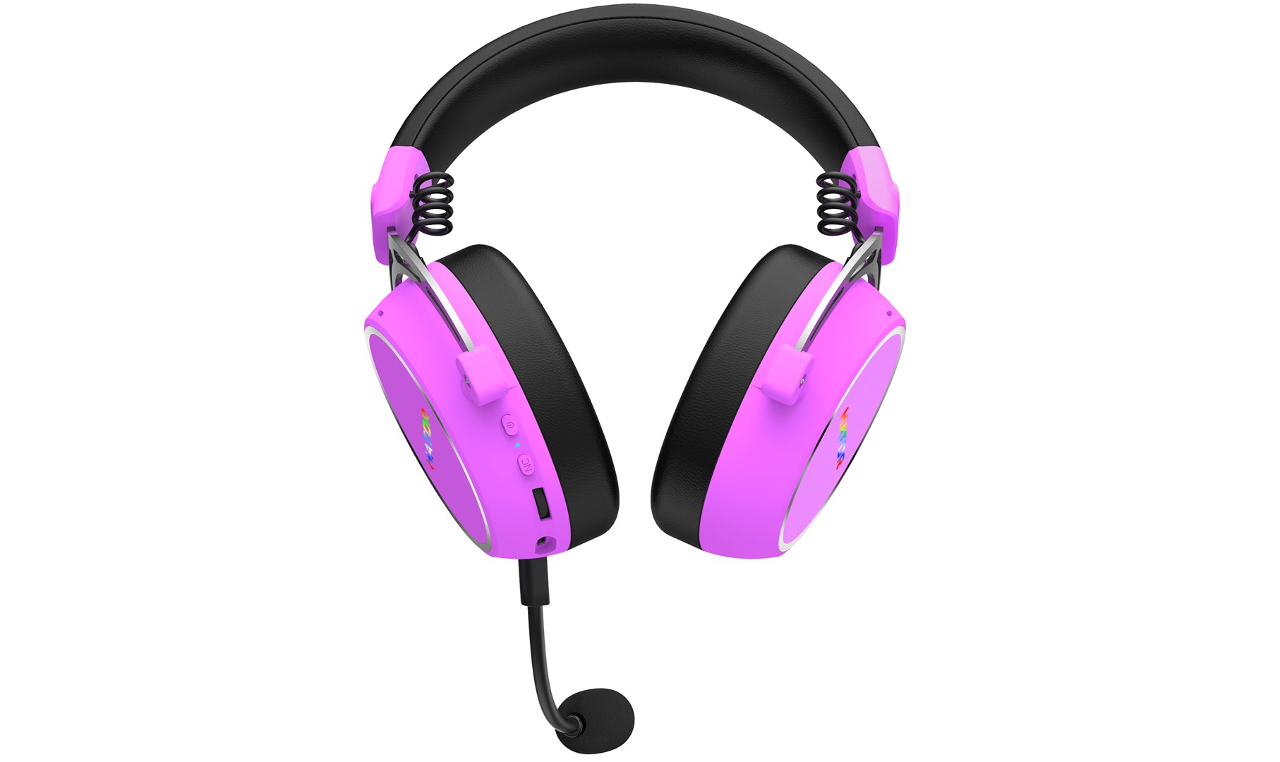 HATOR Hypergang 3 Wireless Headset Head-band Gaming USB Type-C / USB Type-A Bluetooth Violet-2