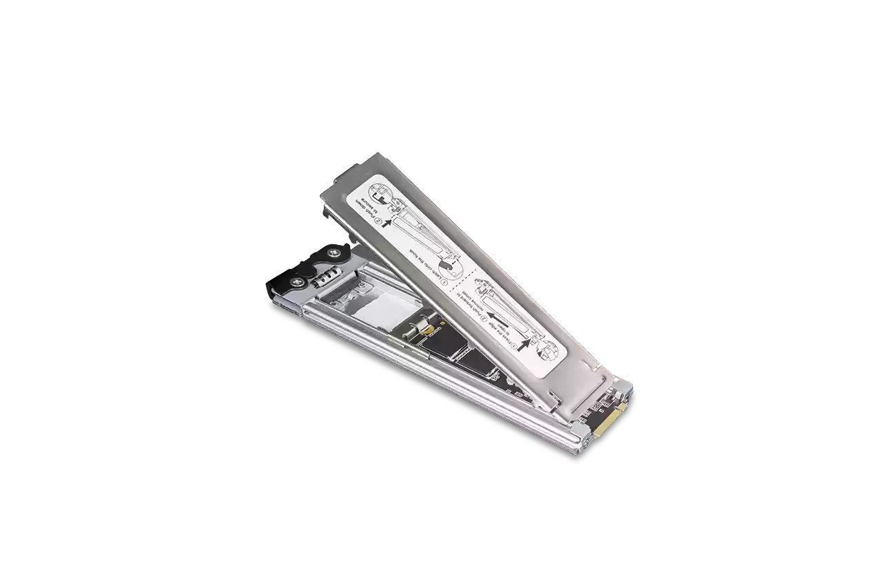 Icy Dock MB842MP-B storage drive enclosure SSD enclosure Black, Silver M.2-7