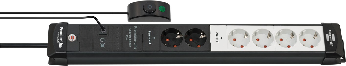 Prenaponska zaštita BRENNENSTUHL Premium-Protect-Line 60.000A (6 utičnica, 2x USB, 3m)-1