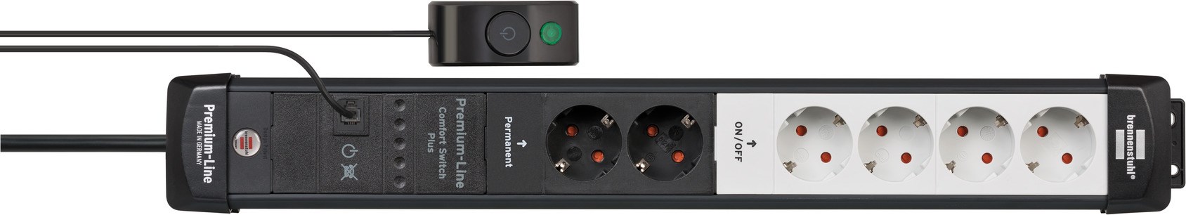 Prenaponska zaštita BRENNENSTUHL Premium-Protect-Line 60.000A (6 utičnica, 2x USB, 3m)-0